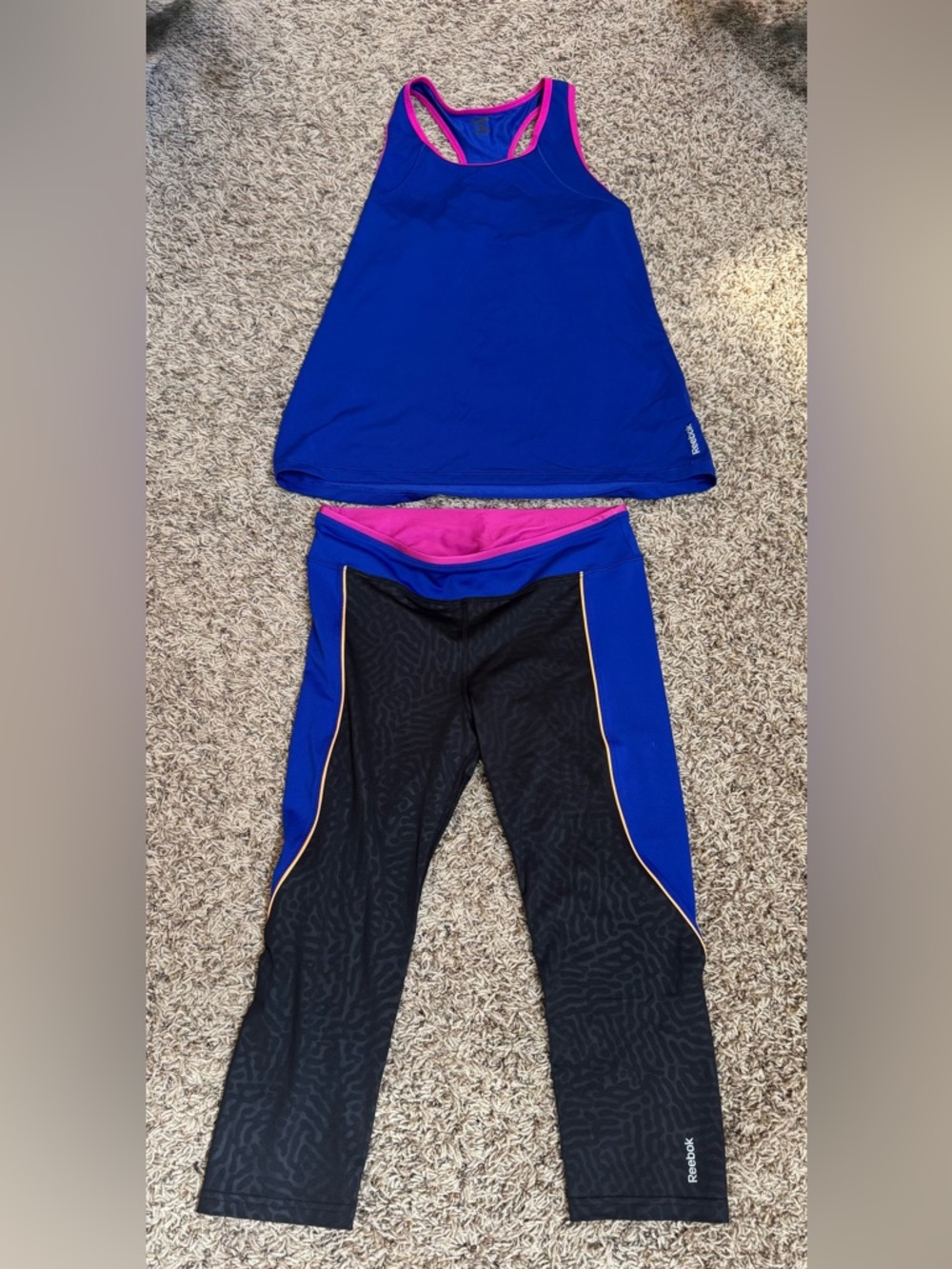 Reebok Black, Blue and Pink junior size 16 Active Set